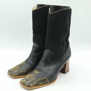 INED Boots Brand Shoes обувь в Японии Black Ladies 23 см. Размер Black Ined