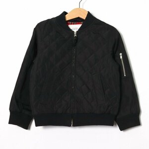 ユナイテッドアローズ ミリタリージャケット MA-1 キルティングジャケット キッズ 男の子用 115サイズ ブラック UNITED ARROWS