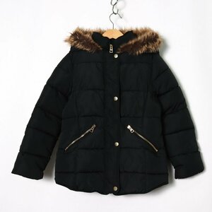  Zara нейлон жакет пуховик джемпер внешний Kids для мальчика 9size 134cm размер черный ZARA