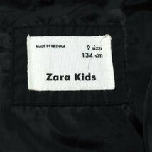 ザラ ナイロンジャケット ダウンジャケット ジャンパー アウター キッズ 男の子用 9size 134cmサイズ ブラック ZARA_画像3