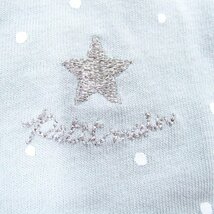 プティマイン 半袖Tシャツ 涼感オーガニックコットンポイント刺繍T 未使用品 キッズ 女の子用 110サイズ グリーン petit main_画像6