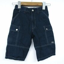 べべ ショートパンツ ハーフパンツ カーゴパンツ キッズ 男の子用 110サイズ ネイビー BeBe_画像1