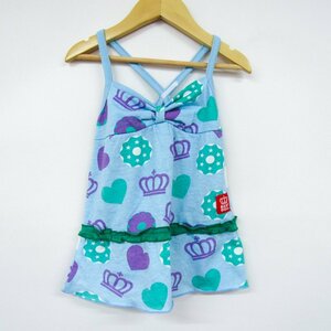 ベビードール キャミソールワンピース　チュニック トップス ベビー 女の子用 90サイズ ブルー BABYDOLL