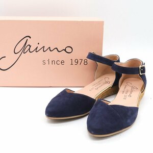 gaimo pumps suede shoes shoes Spain made lady's 36 size navy GAIMO