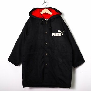  Puma nylon jacket bench coat reverse side boa outer Kids for boy 140 size black PUMA