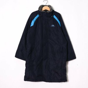 tigola nylon jacket bench coat reverse side boa outer Kids for boy 130 size navy TIGORA