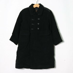  Comme Ca *te* mode pea coat long coat wool outer made in Japan Kids for girl 110A size black COMME CA DU MODE