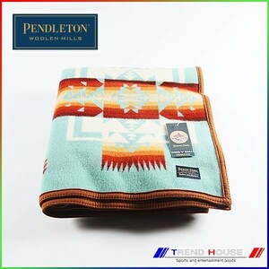 [PENDLETON]CHIEF JOSEPH BLANKET/ chief josef blanket _ZD411-51128/AQUA