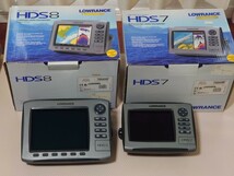 LOWRANCE HDS-8 gen1/HDS-7 gen1/ストラクチャースキャン LSS-1/振動子/RASHIN-2K/GARMIN GPS/コネクタ等 セット (検)ローランス 魚探_画像1