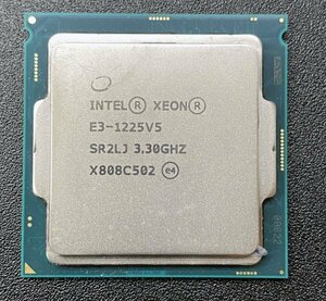 送込 動作確認済 Xeon E3-1225 V5 3.30/3.70GHz クリックポストより早い匿名ネコポス配送