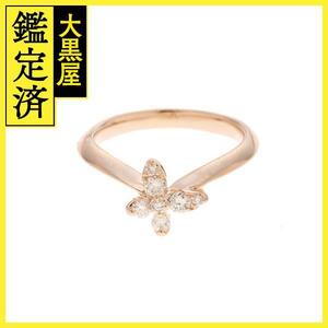 JEWELRY　ジュエリー　 リング　K18ピンクゴールド　　ダイヤモンド0.16　　2.8g　＃6　　2141100575710　【472】H