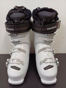 c★063r ロシニョール ROSSIGNOL CONFORT 60 WHITE 288mm-24.5cm ブーツ レディース FLEX 60 LAST 104 バッグ付き