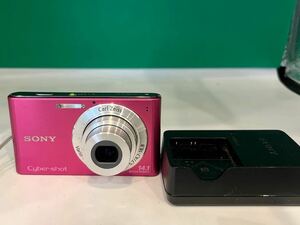 催a●207 ソニー SONY デジカメ DSC-W320 デジタルスチルカメラ ピンク 動作品