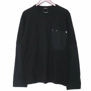 SACAI 20AW Cotton T-Shirt ロングスリーブTシャツ ブラック サイズ3 20-02530M サカイ ロンT 長袖カットソー