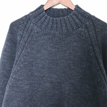 TENDERLOIN 19AW MOCK NECK COTTON KNIT Lサイズ ネイビー テンダーロイン モックネックコットンニット セーター_画像3