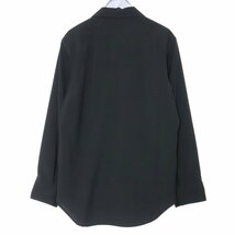 JIL SANDER CPOシャツ サイズ39 ブラック ジルサンダー 長袖シャツ_画像2