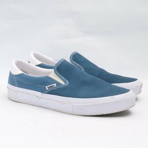 26.5cm VANS × SSZ × BEAMS PLUS SLIP ON スニーカー ブルー 637111-0001 バンズ エス エス ズィー ビームス スリッポン ローカット