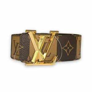 LOUIS VUITTON × NIGO 21AW リバーシブルベルト サイズ 95/38 ブラウン ゴールド M0470 ルイヴィトン ニゴー