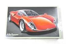 6274Y/【未組立】 FUJIMI Alfa-Romeo T33 1/16 14 アルファロメオ ティーポ 33 フジミ模型 プラモデル_画像1