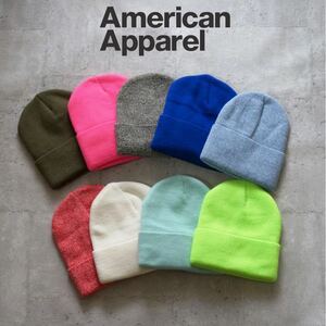 ◎ アメリカンアパレルAmerican Apparel／ニットキャップ９点セット！ニット帽 ビーニー ユニセックス メンズレディース RSAKWBN／AAPNC001