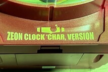 ZEON CLOCK CHAR VERSION ジオン　クロック シャア　機動戦士ガンダム 　置き時計 目覚まし時計　動作確認済_画像3