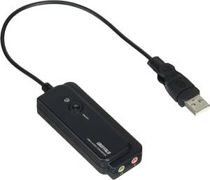 ◆◇BUFFALO USBオーディオ変換ケーブル(USB A to 3.5mmステレオミニプラグ) BSHSAU01BK◇◆