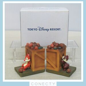 ディズニー TDR チップ＆デール ブックエンド 置物【T2【XX