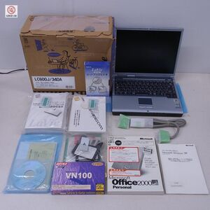 NEC PC98-NX LaVie ノートパソコン PC-LC600J34DA 箱説メモリ付 通電OK ジャンク【20