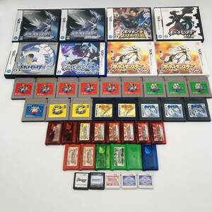 1円スタート★ポケモン ソフト 大量 まとめ ゲームボーイ DS セット 任天堂◆動作未確認 現状品 ジャンク GB/GBA/3DS Pokemon Nintendo