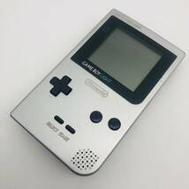 任天堂 GAME BOY LIGHT シルバー 本体◆動作確認済 現状品 Nintendo ゲームボーイライト 銀色 ニンテンドー _画像1