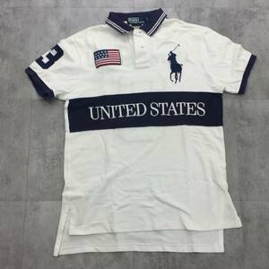 POLO by Ralph Lauren ポロバイラルフローレン 無地 半袖シャツ メンズ ホワイト 白 Sサイズ 　