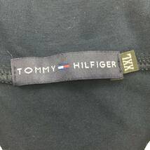 TOMMY HILFIGER トミーヒルフィガー 無地 ノースリーブワンピース キッズ ネイビー 紺 XXLサイズ コットン100%_画像3