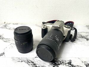 CANON/キヤノン 一眼レフカメラフィルムカメラ EOS kissⅢ レンズ２つ 28-80/70-300mm 現状品