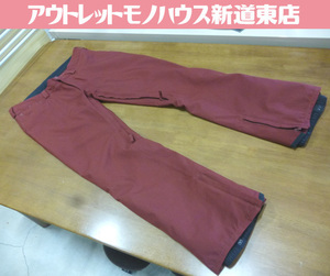 BURTON LIVINGLINING スノーボードパンツ メンズ Lサイズ エンジ バートン PANTS ボトムス ワインレッド 札幌市東区 新道東店