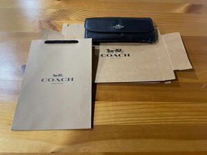 COACH 長財布　紙袋・ボックス付き　宅急便コンパクトで配送　買って7年経過品