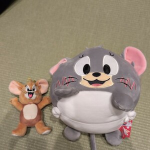  Tom . Jerry * marshmallow medium soft toy tough .-& Jerry mascot 
