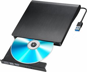 CD DVDドライブ 外付け USB3.0 CD/DVD読取・書込 USB3.0/2.0 ポータブルドライブ Window/Mac OS両対応 高速 静音 簡単操作 DVD±RW CD-RW