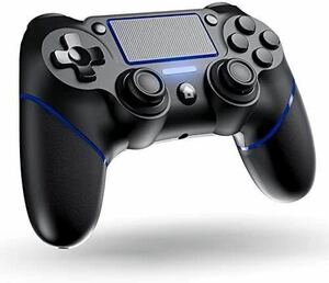 PS4用 コントローラー 無線 連射機能 振動機能 ジャイロセンサー機能 イヤホンジャック付き 大容量 Bluetooth PS3/PC対応 日本語説明書