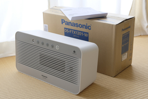 【中古美品】Panasonic セラミックファンヒーター DS-FTX1201-W ホワイト