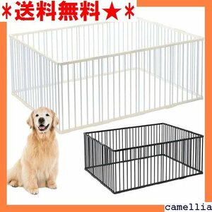 《送料無料》 犬サークルケージ iimono117 おしゃれ 工具不 アウト自由 ホワイト 小型犬 多頭 犬用 中型犬 大型犬 8