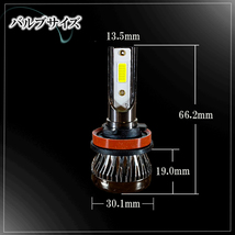 シャトル GK8 GK9 GP7 GP8 ストリーム RN6 RN7 RN8 RN9 LEDフォグランプ ホワイト H8 H11 H16 白色 LED バルブ 車検対応 後付け_画像8