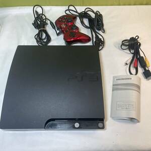 ■FR805 PlayStation3 160GB チャコールブラック　旧薄型CECH-2500A PS3 通電確認済 ケーブル 本体