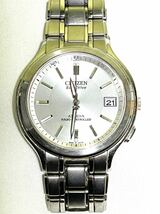 ■FR781 CITIZEN シチズン アテッサ エコドライブ 腕時計 電波 ソーラー H111-T012256 不動_画像1