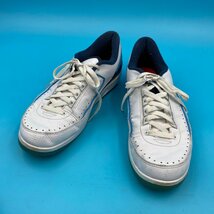 【A8896O175】NIKE AIR JORDAN Retro Low 27.5㎝ スニーカー ホワイト×ネイビー ローカット ナイキ_画像1