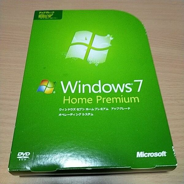 【値下げしました】Windows 7 Home premium アップグレード パッケージ
