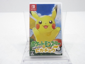 d41124-ty 中古品★Switch ポケットモンスター Let’s Go! ピカチュウ ※パッケージ傷みあり [037-231204]