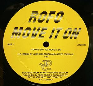 ROFO / (YOU'VE GOT TO) MOVE IT ON REMIX 中古盤12インチ