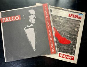 FALCO / VIENNA CALLING , DER KOMNISSAR , JEANNY , ROCK ME AMADEUS など　中古盤12インチ2枚セット