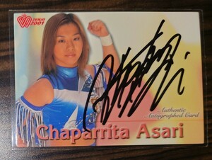 SAKURADO 2001 全日本女子プロレス　チャパリータASARI　直筆サインカード