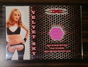 TRISTAR 2008 TNA VELVET SKY AUTHETIC ACTON MEMORABILIA